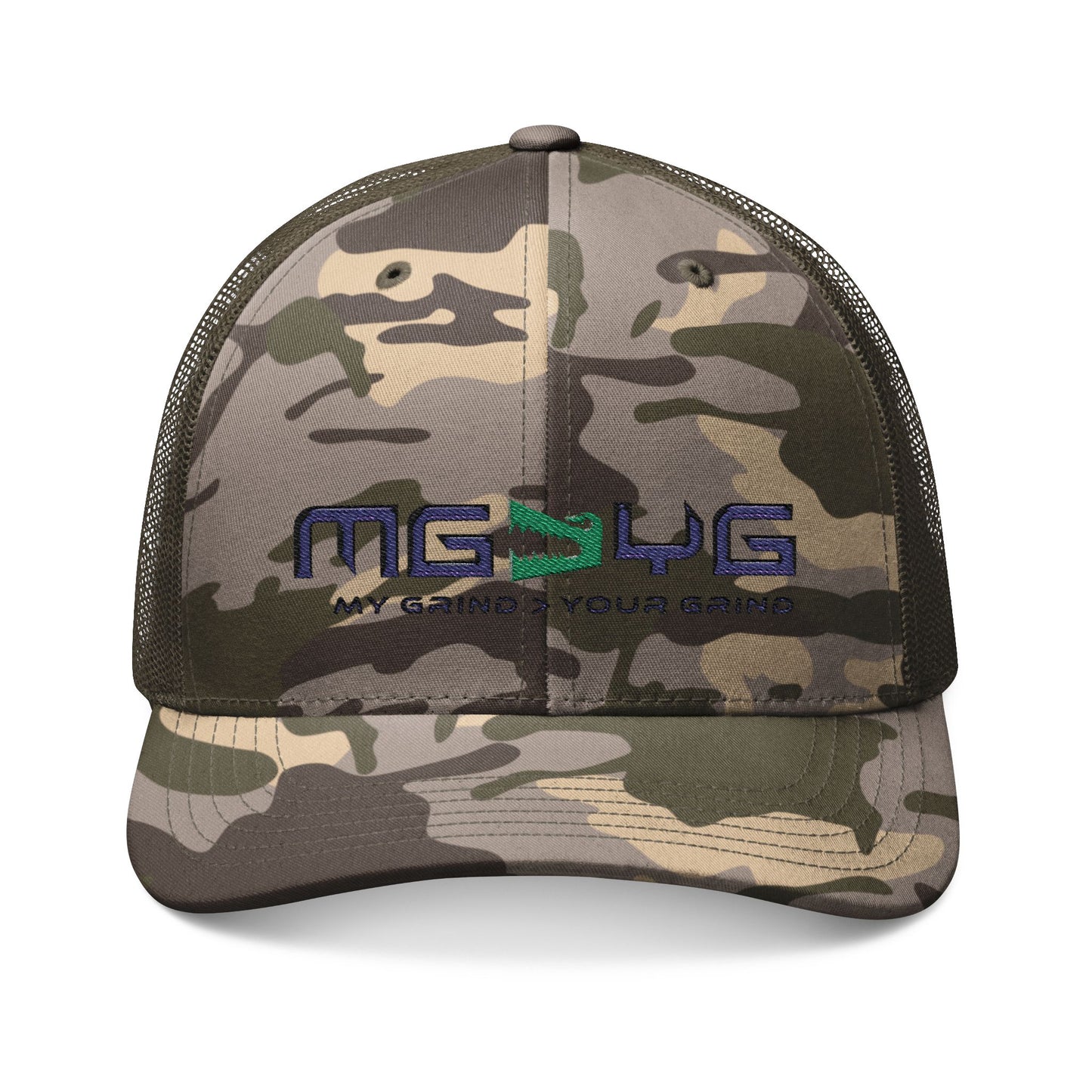 Camouflage Trucker Hat (Embroidery) - MG > YG