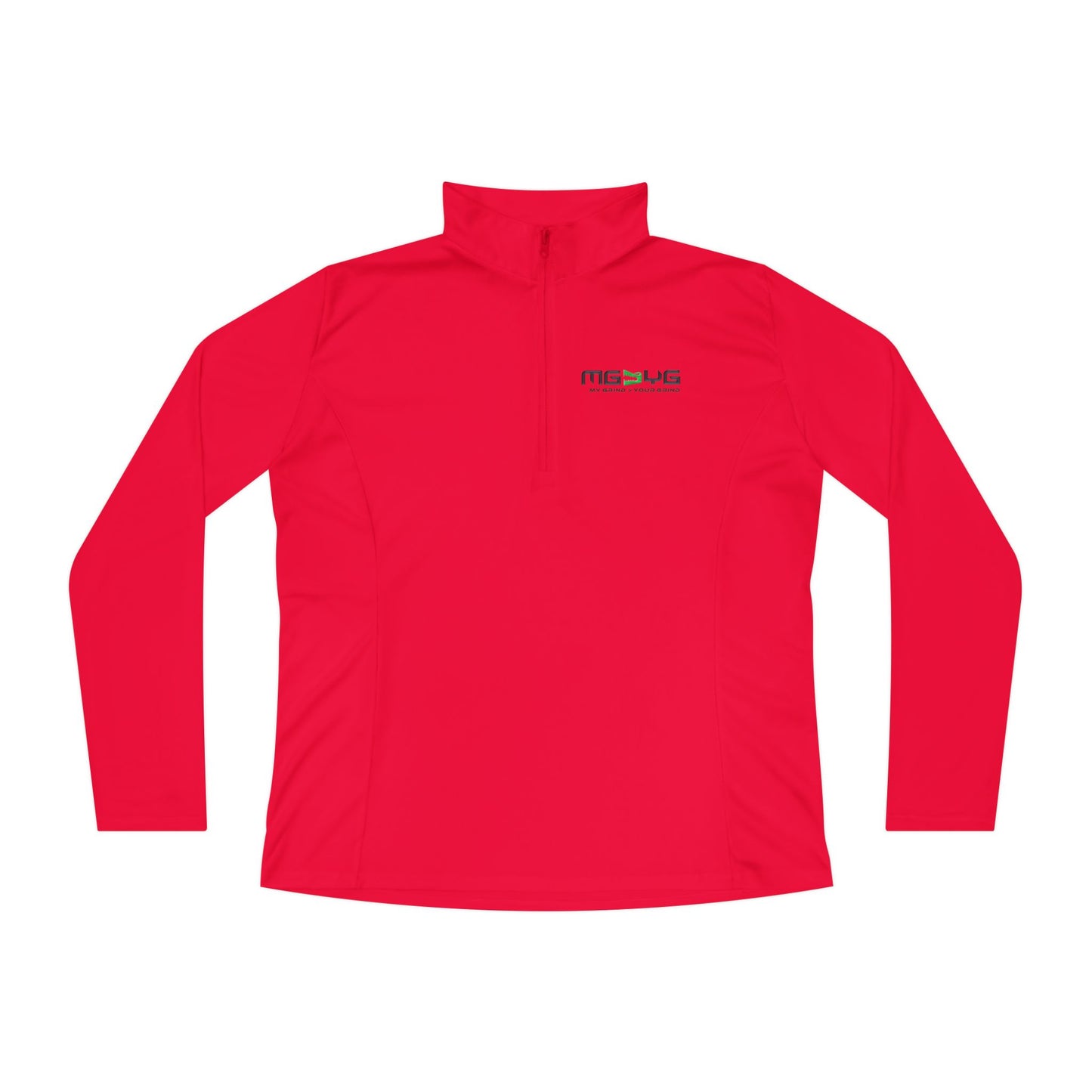 Ladies Quarter-Zip Athletic Pullover - Lightweight