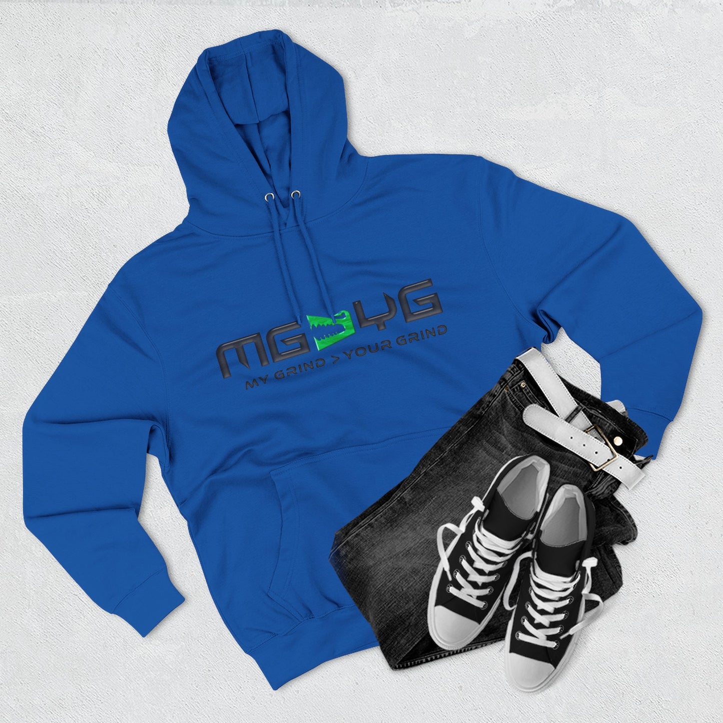 My Grind > Your Grind Hoodie - Three-Panel Fleece Sweatshirt