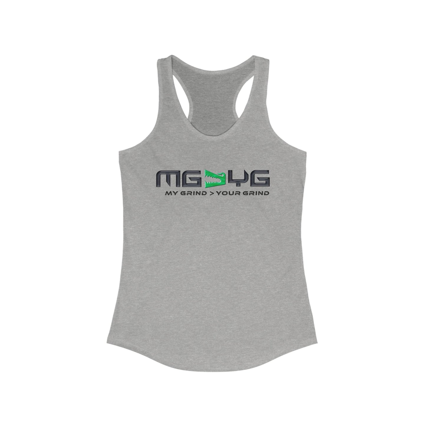 Women's Racerback Tank - My Grind > Your Grind