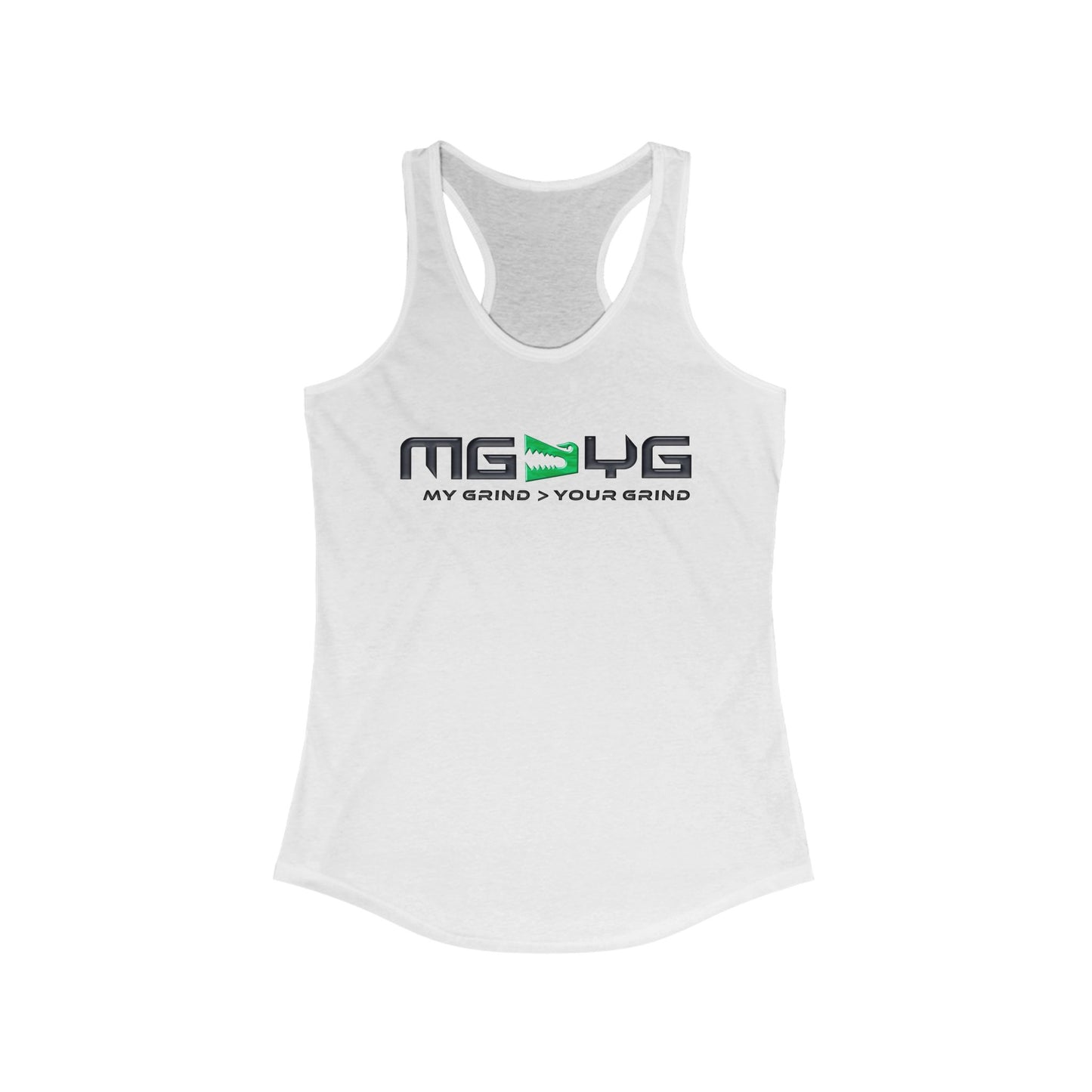 Women's Racerback Tank - My Grind > Your Grind