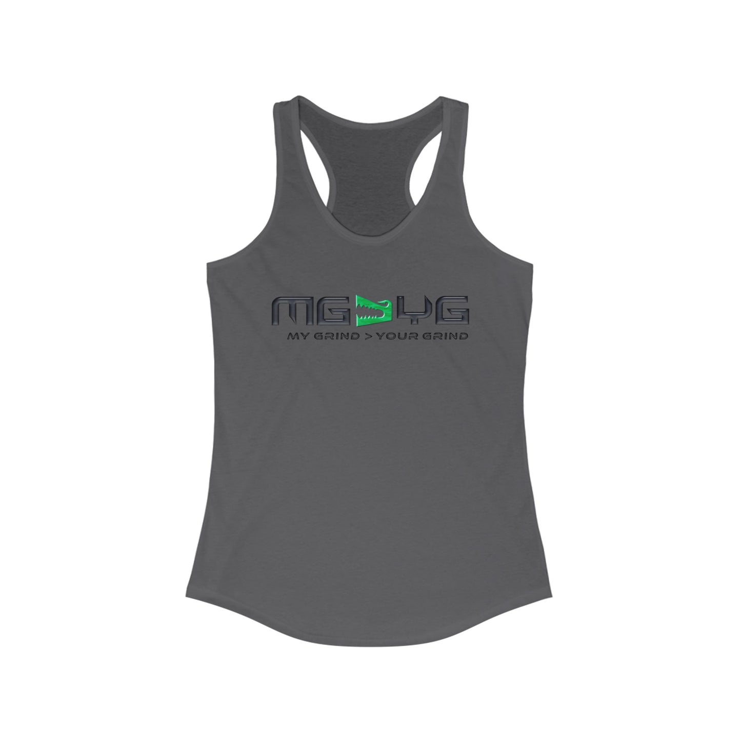 Women's Racerback Tank - My Grind > Your Grind