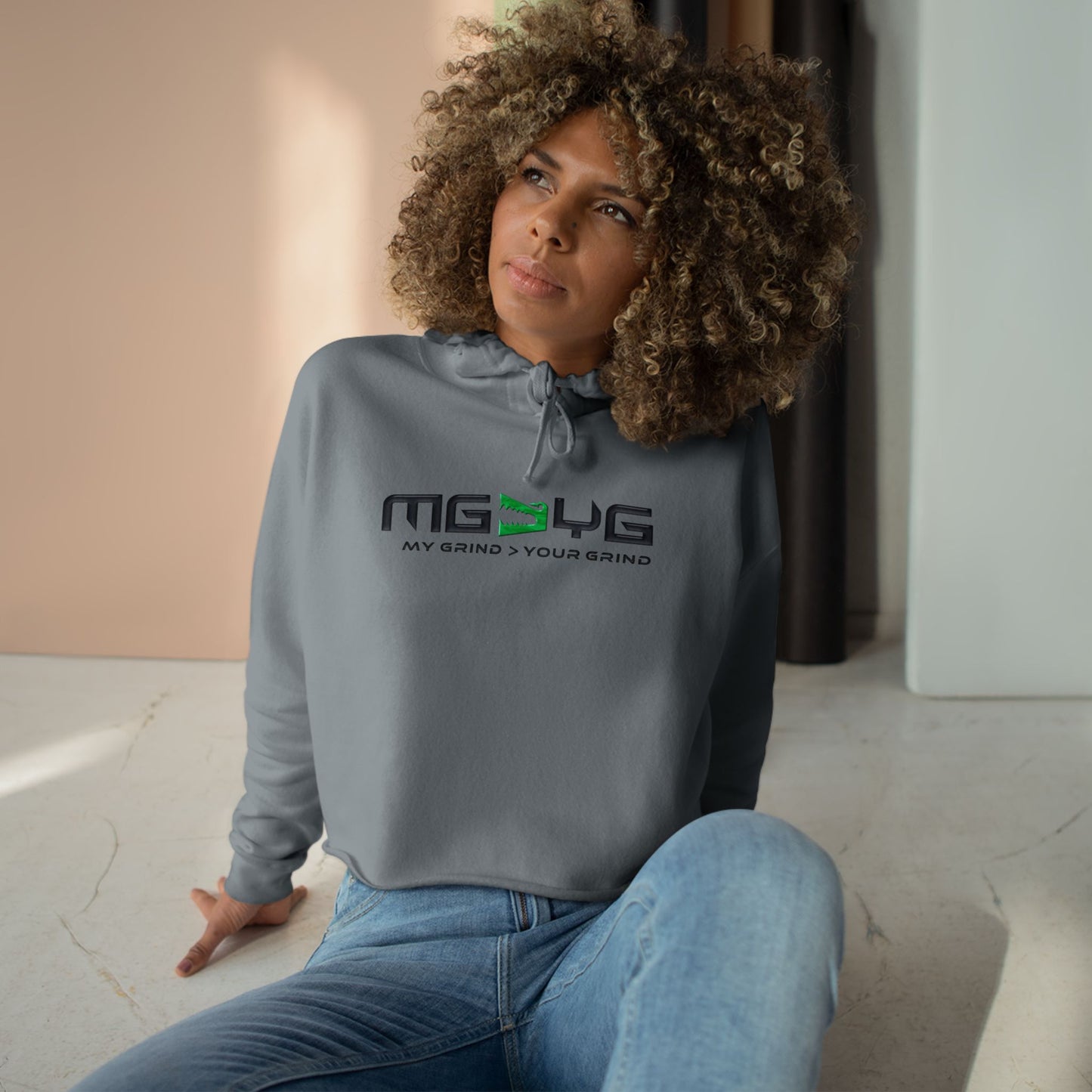 MG > YG Women's Crop Hoodie