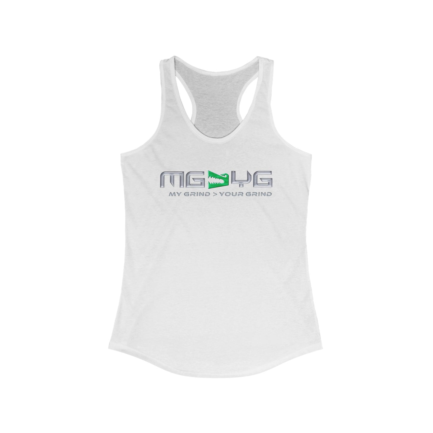 Women's Racerback Tank - My Grind > Your Grind