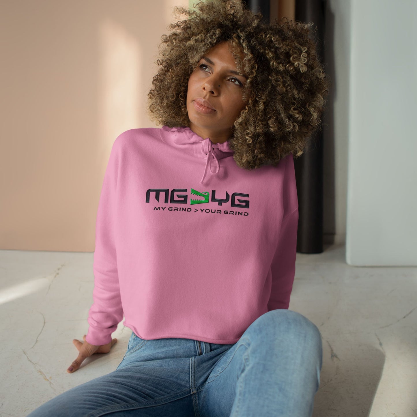 MG > YG Women's Crop Hoodie