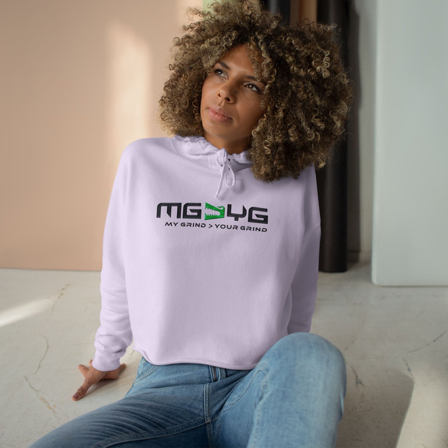 MG > YG Women's Crop Hoodie