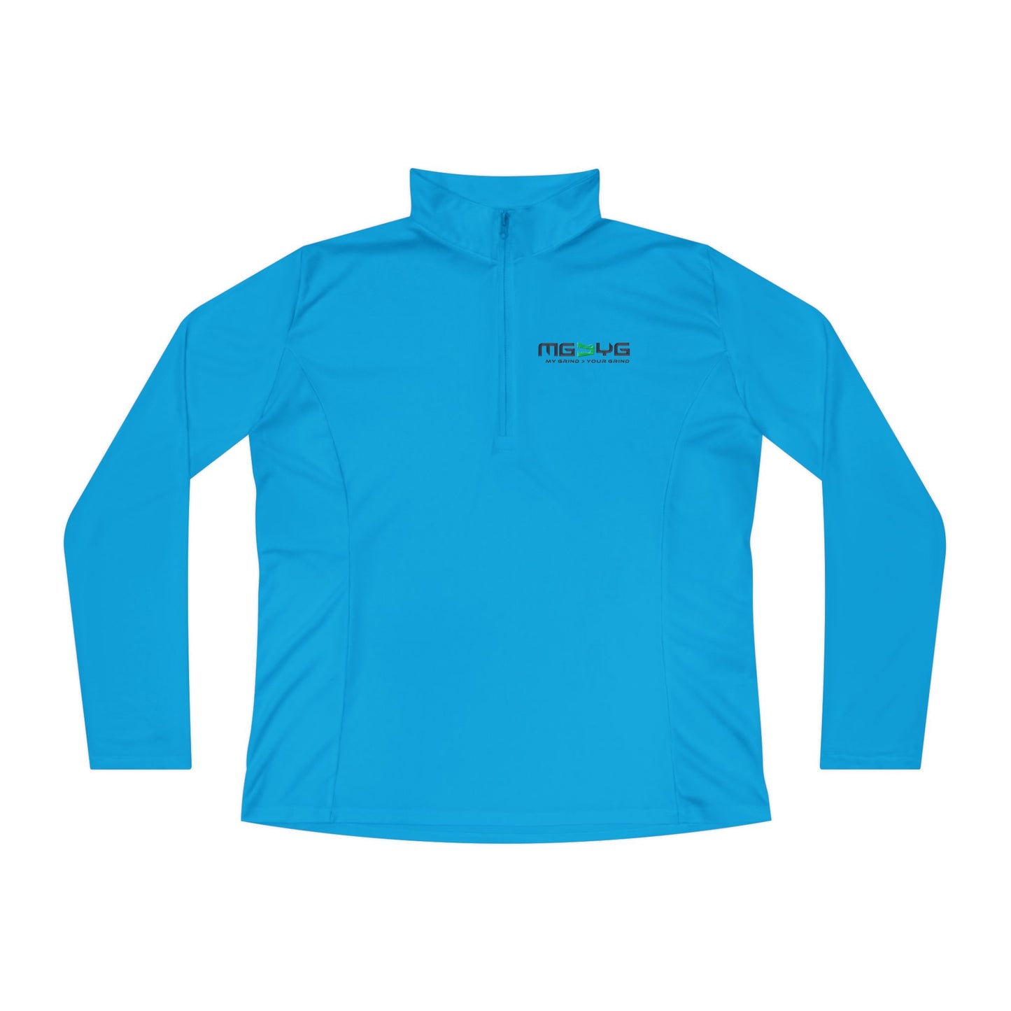 Ladies Quarter-Zip Athletic Pullover - Lightweight