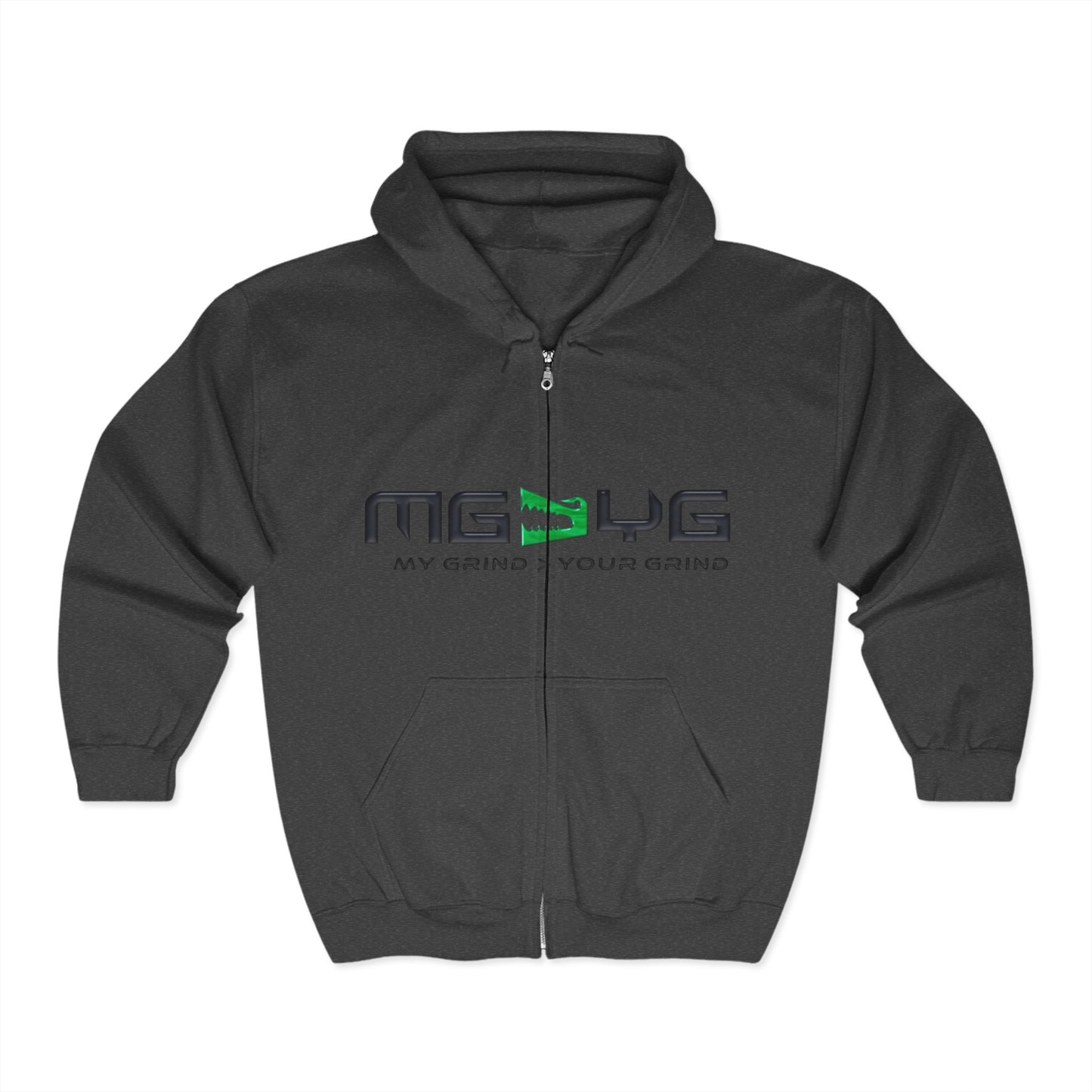 Full Zip Hoodie - My Grind > Your Grind