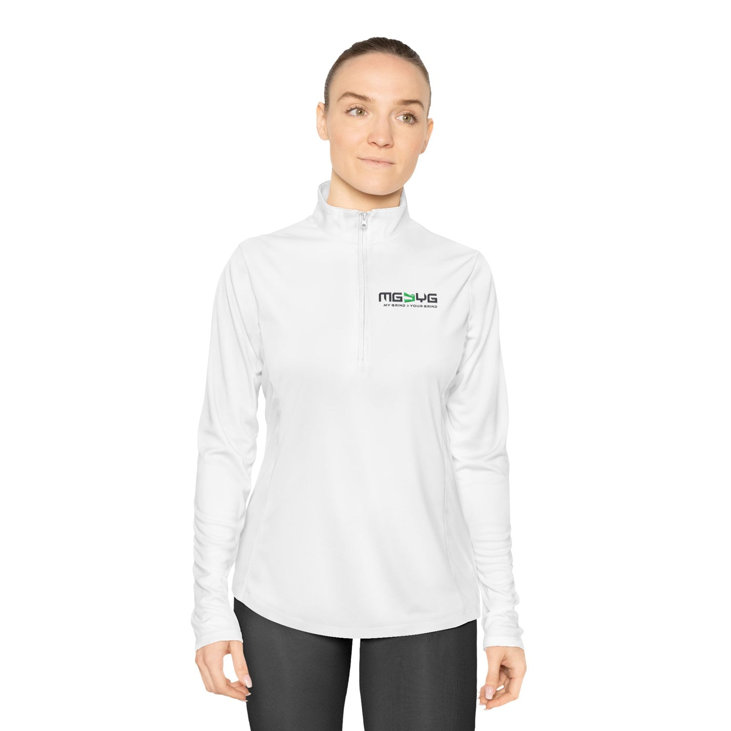 Ladies Quarter-Zip Athletic Pullover - Lightweight