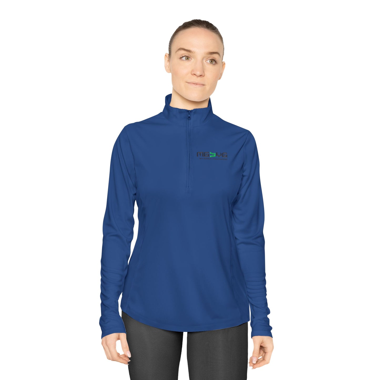 Ladies Quarter-Zip Athletic Pullover - Lightweight